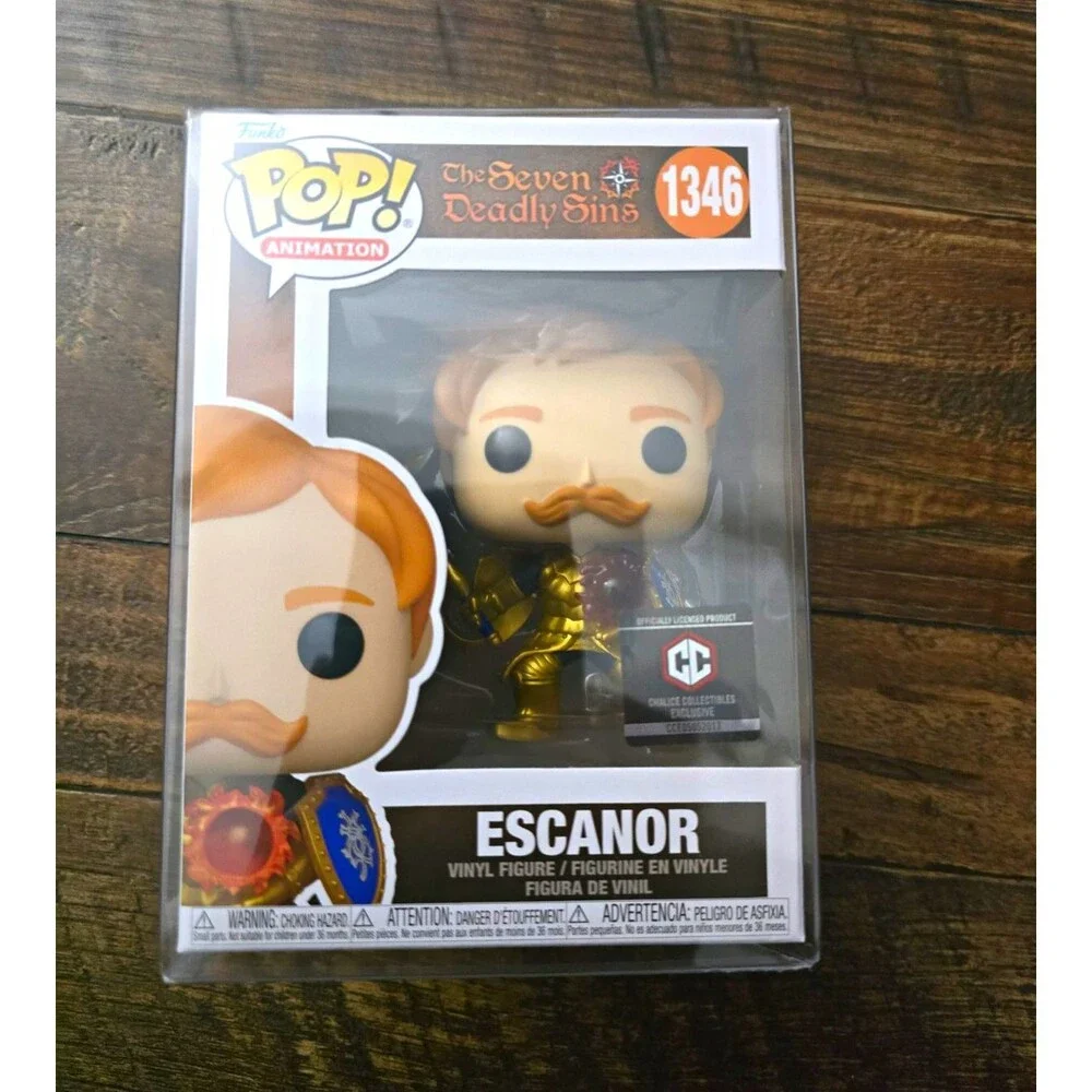Funko Pop! Animation The Seven Deadly Sins Escanor #1346 Boxed Vinyl Figure Mint
